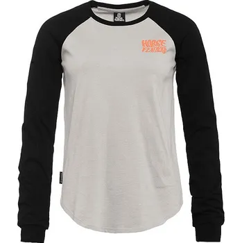 Dámské tričko tričko Horsefeathers Karina LS - Cement XS