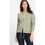 Olsen dámský svetr se zipem 11004106/512303 Zelená 40