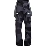 NYHEM - ECO Dámské lyžařské kalhoty, černá - maskáčový vzor XL