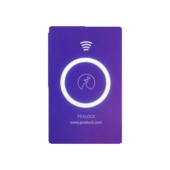 Zámek na kolo Pealock NFC karta - růžová