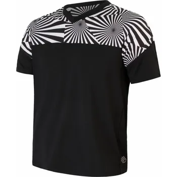 Sport pánský dres volný kr.rukáv SENSOR HELIUM pánský dres volný kr.rukáv, černá/geometry - XL