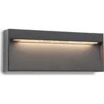 Redo 9153 EVEN - LED nástěnné venkovní světlo, 6W , IP54 (Venkovní svítidlo na zeď v šedé barvě)