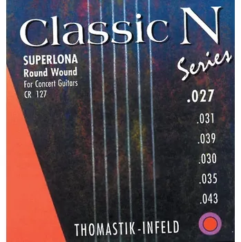 Struna pro kytaru a smyčcový nástroj Thomastik Infeld Thomastik struny pro klasickou kytaru Classic N Series. Superlona LightG3 .039 CN39 6327