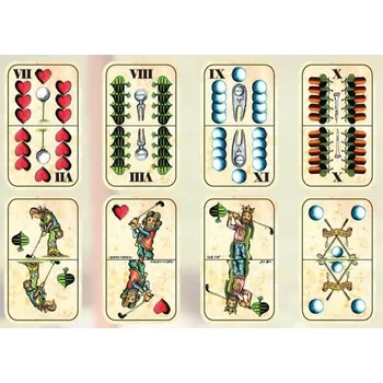 Golfové hrací karty pro Mariáš, edice Retro