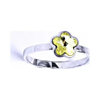 Prsten Stříbrný prsten kytička Swarovski Junguil - T1297 (Stříbrný prsten se Swarovski krystalem)