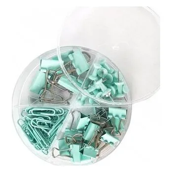 Dětské zboží Zestaw biurowy miętowy DELI