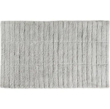 Koupelnová předložka Zone Denmark Světle šedá bavlněná koupelnová předložka Tiles 50 x 80 cm