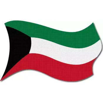 Vlajka Pelisport Kuvajtská vlajka vlající