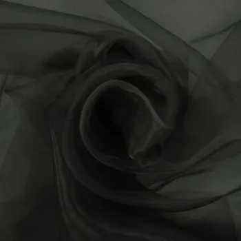 Organza tmavě šedá 0400/965