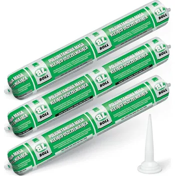 Tmel BOLL POLYURETANOVÁ LEPÍCÍ A TĚSNÍCÍ HMOTA 600ml ŠEDÝ0070032