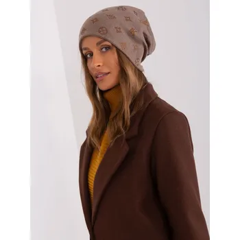 Čepice Čepice s kašmírem Wool Fashion Italia hnědá EU velikost: Univerzální