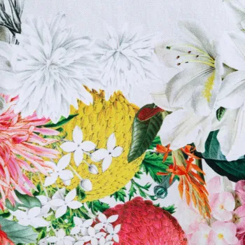 ubrus Ubrus světle šedý, 85 x 85 cm - květinový vzor