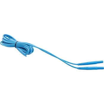 elektrický kabel Sonel 3 m modrý kabel 1 kV U2 (banánkové zástrčky)