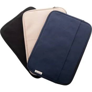 brašna na notebook Reklamní Rebyss Comp taška na notebook z recyklované plátno, černá