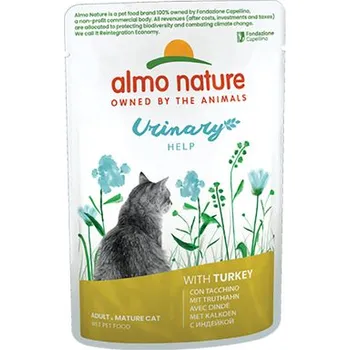 Krmivo pro kočku Almo Nature Holistic Urinary Help - Krůta 70 g (odběr 30 ks)