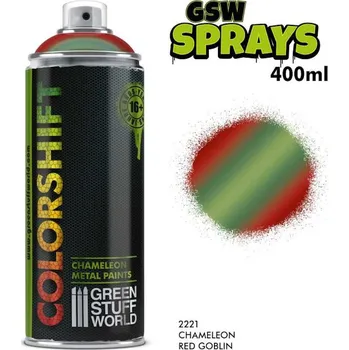 Modelářská barva Green Stuff World RED GOBLIN - Colorshift Chameleon Spray - 400ml (Green Stuff World)