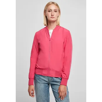 Dámský bomber Dámská bunda Light Bomber Jacket ibišek růžová Urban Classics růžová 2547103