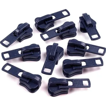 Zip Jezdec ke kostěným zipům No 8 Varianta: 1 (330) modrá tmavá, Balení: 10 ks