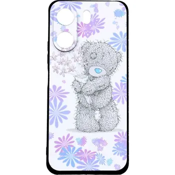 Pouzdro na mobilní telefon Kryt Xiaomi Redmi 13C Floral Teddy (obal neboli pouzdro na Xiaomi Redmi 13C)