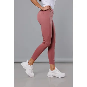 Dámské legíny Dámské trekingové legíny ve špinavě růžové barvě (54350) odstíny růžové L (40)