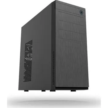 PC skříň CHIEFTEC skříň Elox Series HC-10B, Miditower, USB 3.0, Black with Hair brush design front panel, bez zdroje