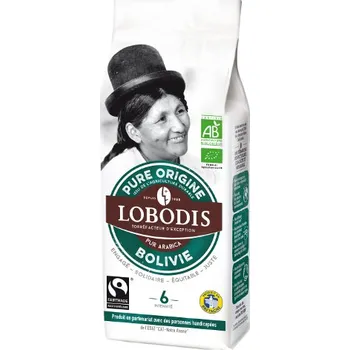Káva Lobodis Bio mletá káva z bolívie 250 g