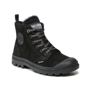 Pánská treková obuv Turistická obuv Palladium Pampa Hi Zip Wl 95982-010-M Černá 39