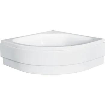 Sprchová vanička Vanička DIPER II sprchová 80x80x15 cm čtvrtkruhová sanitární akrylát bílá včetně nožiček VANKDIPERII80
