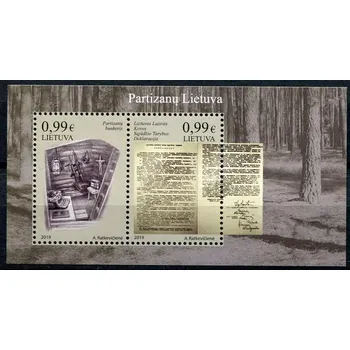 Poštovní známka (2019) MiNr. 1308 - 1309, BL. 63 ** - Litva - Litevští partyzáni (I).