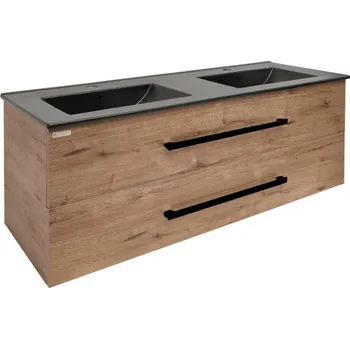 Koupelnový nábytek CUBE W C skř. s um. č. Mod. 120cm dub W. CUBE46C1202DWMODC