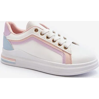 Dámské tenisky Dámské tenisky s brokátovým m Elnami Barva: Růžová, Velikost: 37