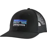 Patagonia P-6 Logo Trucker Hat Black černá
