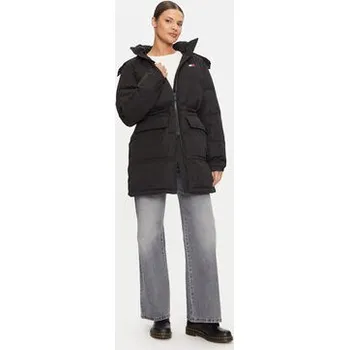 Pánské oblečení Tommy Jeans Vatovaná bunda Alaska DW0DW18821 Černá Regular Fit L