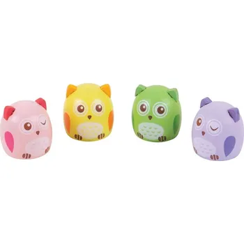 Ořezávátko Bigjigs Toys ořezávátko sovička 1ks žlutá, BJ219-1-BZL