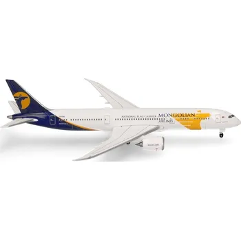 Plastikový model Herpa - Boeing B787-9, MIAT - Mongolian Airlines "2012, Khabul Khaan", Mongolsko, 1/500