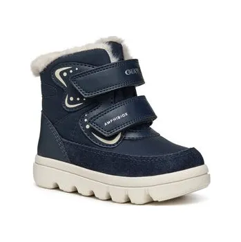 Dámská obuv Kozačky Geox B Willaboom Girl B A B365AA 0FU22 C0836 S Tmavomodrá 24