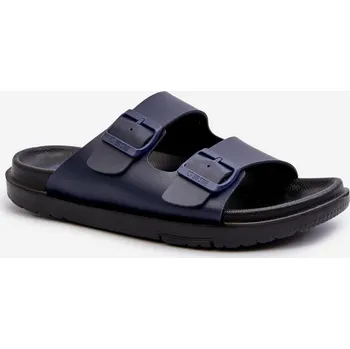 Sada pánského spodního prádla Lehké pánské pantofle s přezkami Big Star Navy Blue Velikost: 43