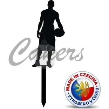 Jedlá dekorace na dort Zápich do dortu - Basketbalista