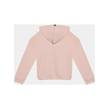 Oblečení a móda Tommy Hilfiger Mikina Hilfiger Script Hoodie KG0KG07721 Růžová Regular Fit 12Y