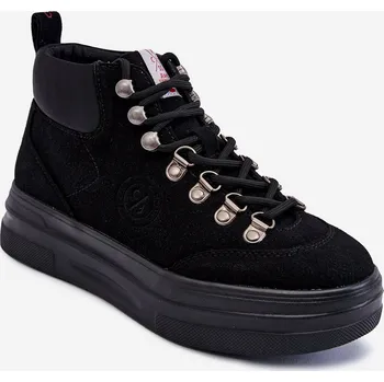 Dámské kozačky Boty Cross Jeans KK2R4074C Barva: Černá, Velikost: 36