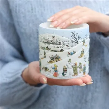 Svícen Lucerna s ilustrací Dětské radovánky