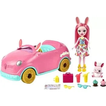 Panenka Enchantimals Auto Bunny a panenka Bree Bunny