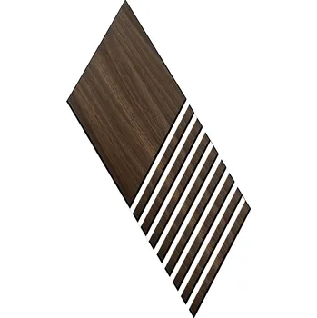 Windu Sada 9 ks designových obkladů na stěnu, dekor Ořech, rhombus, 405x235 mm, 0,44 m2