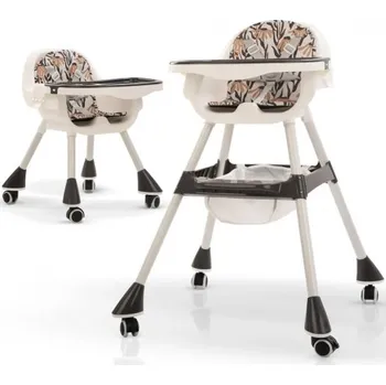 Hračka pro nejmenší iMex Jídelní židlička 3 v 1 Easy černá