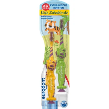 zubní pasta Eurodont Dětské zubní kartáčky pro děti ve věku 3-5 let