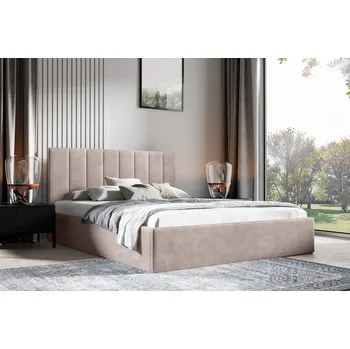 Postel Postel LUCY 2 180x200 cm Světle hnědá