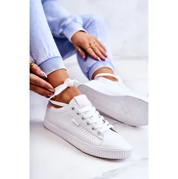 Dámské tenisky Dámské Kožené Tenisky BIG STAR HH274073 Barva: Bílá, Velikost: 36