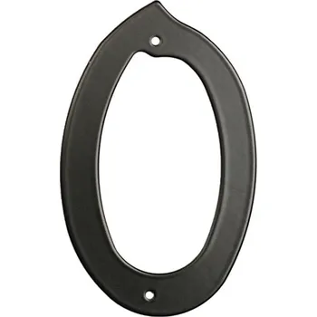 Domovní číslo Richter Czech Číslo domovní 2D hliníkové RN.105HR "0" 105mm černé