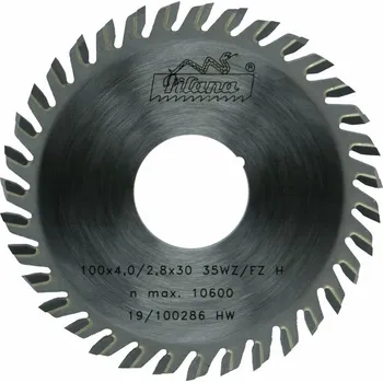 Pilový kotouč Pilový kotouč SK 100x4,0/2,8x30 5381 35 WZ/FZ H - CNC