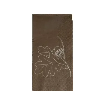 Papírový ubrousek Papírové ubrousky Ekollon Brown - 16 ks